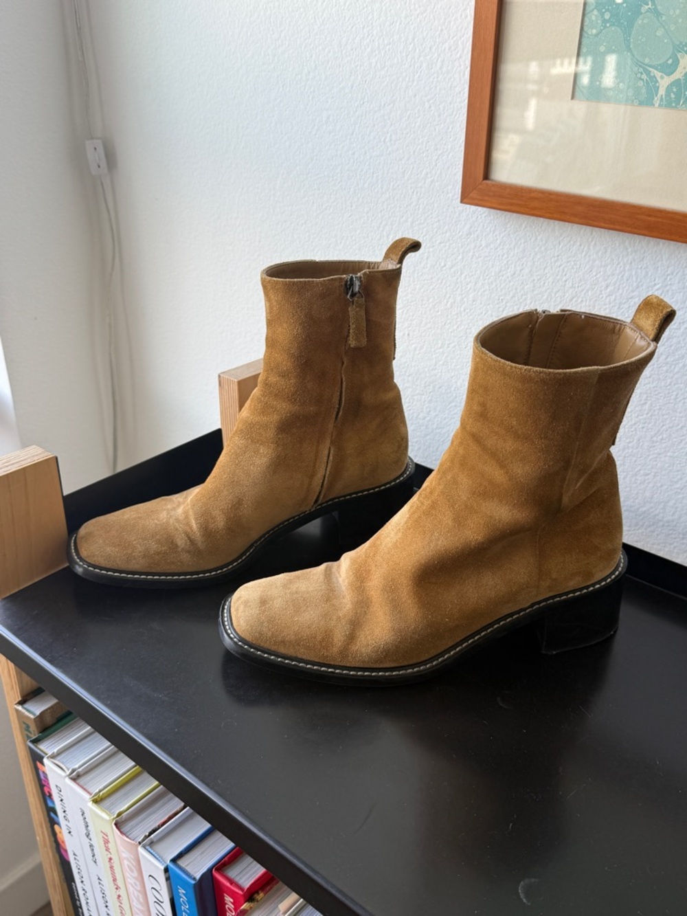 Everlane The City Boot in Toasted Almond Suede - Picture 4 of 16